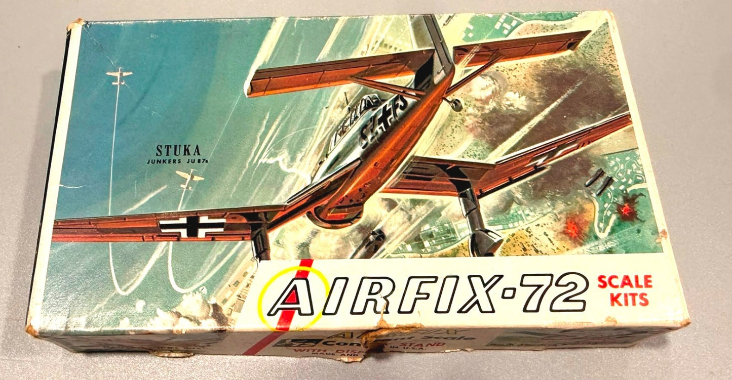 AIRFIX-72. JUNKERS JU87B STUKA. 1/72 SCALE. MODEL KIT. SERIES 2-39.