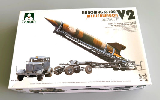 TAKOM. 5001. HANOMAG SS100 MEILLERWAGEN V-2 ROCKET WWII GERMAN V-2 ROCKET.