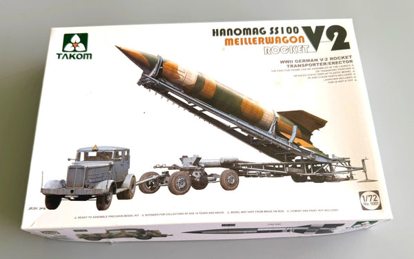 TAKOM. 5001. HANOMAG SS100 MEILLERWAGEN V-2 ROCKET WWII GERMAN V-2 ROCKET.