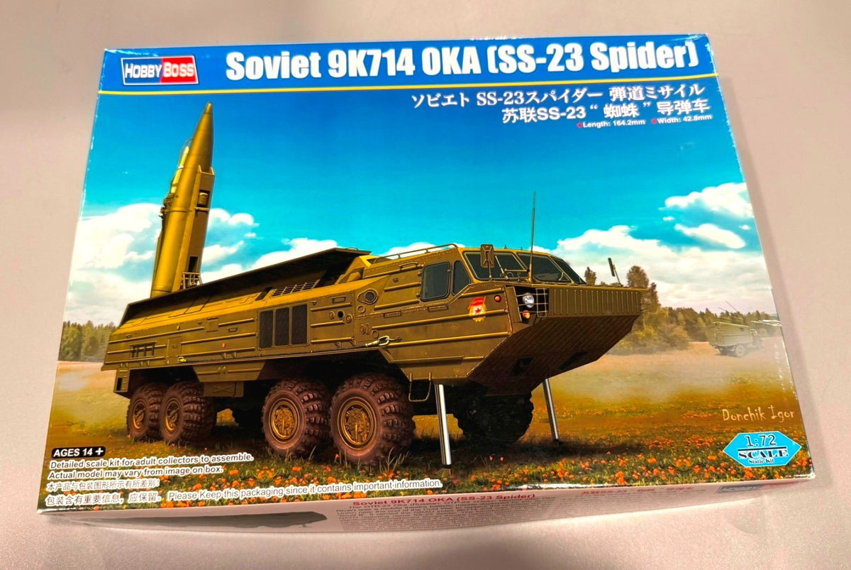 Hobby Boss 82926 Soviet 9K714 OKA SS-23 Spider 1/72 Scale Model Kit