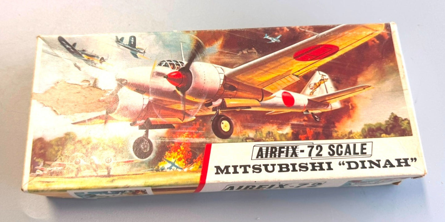 Airfix Mitsubishi Ki-21 Dinah 1/72 Scale Aircraft Model Kit Vintage