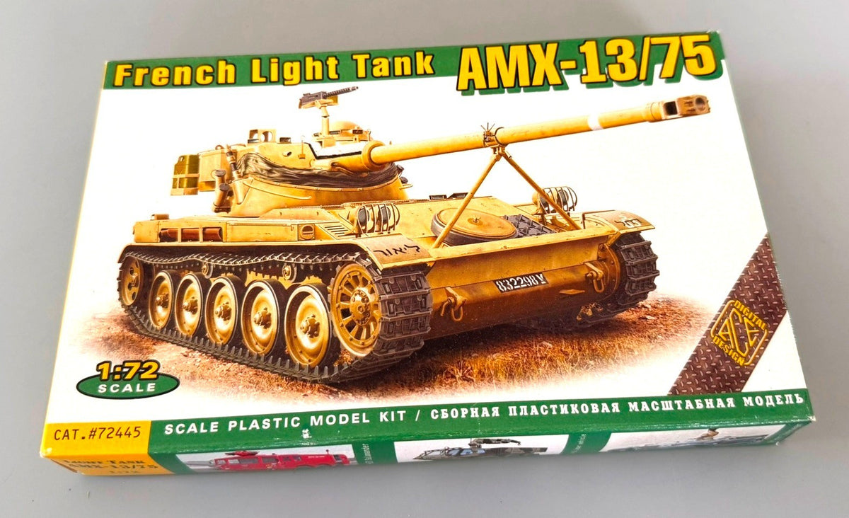 ACE AMX-13/75 French Light Tank 1/72 Scale Plastic Model Kit #72445