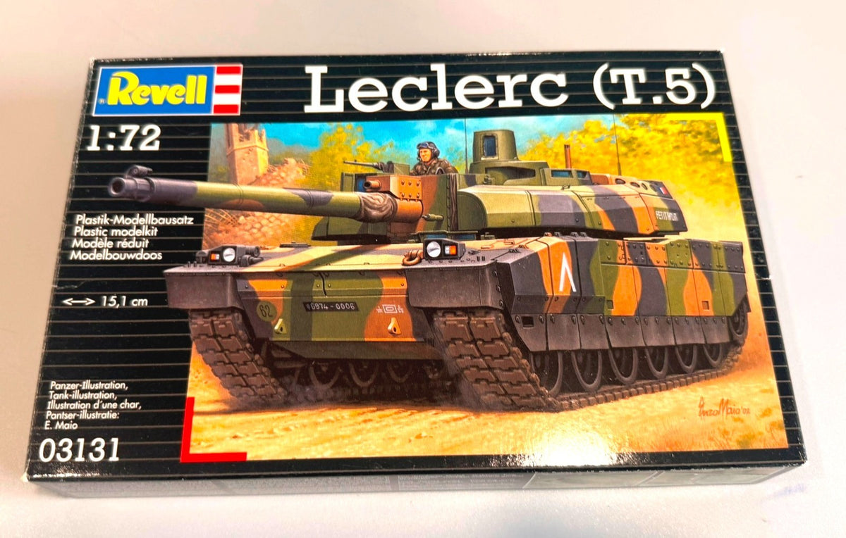 Revell Leclerc T.5 French Main Battle Tank 1/72 Scale Model Kit 03131 Skill 4