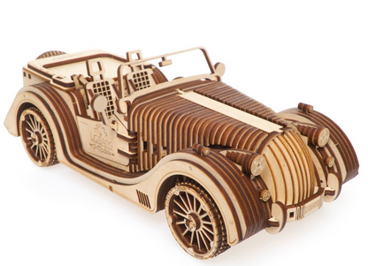UGears Roadster VM-01 Wooden 3D Puzzle, Model 70052