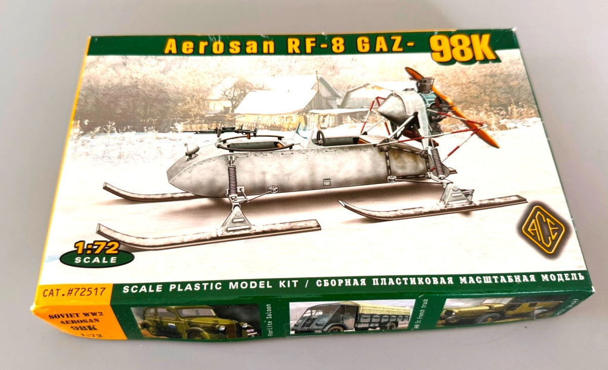 ACE Aerosan 98K (Aerosan RF-8 GAZ-98K) 1/72 Scale Plastic Model Kit #72517