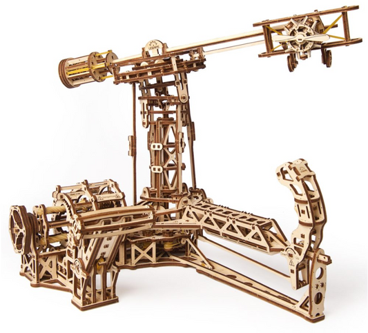 UGears Aviator Wooden 3D Puzzle, Model 70053