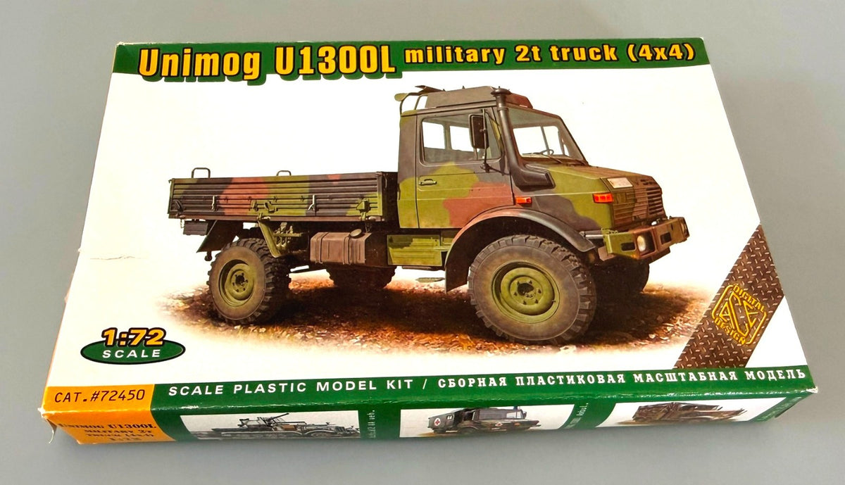 ACE U1300L Military 2t Truck (4x4) 1/72 Scale Plastic Model Kit #72450