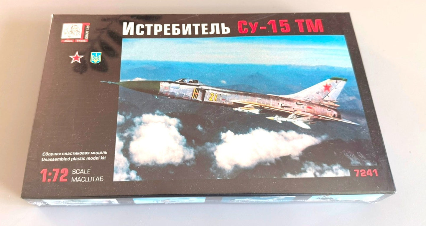GRAN Su-15TM Flagon Soviet Fighter Aircraft 1/72 Model Kit 7241