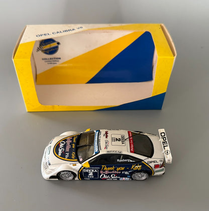 Paul's Model Art Minichamps Opel Calibra V6 "Bye Bye" K. Rosberg 1:43 Diecast