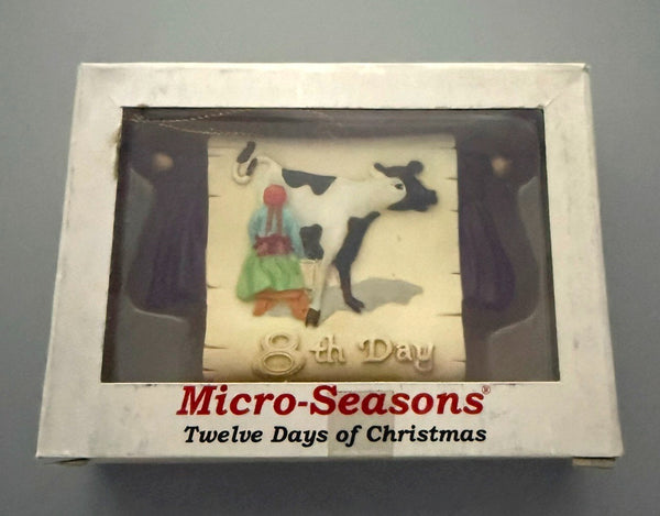 Micro-Seasons Ornament 8th Day – Eight Maids a Milking.