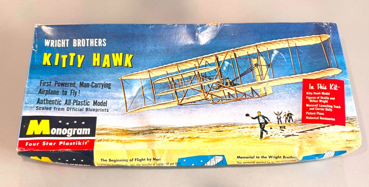 Monogram Wright Brothers Kitty Hawk 1/39 scale All Plastic Scale Model Kit PA30