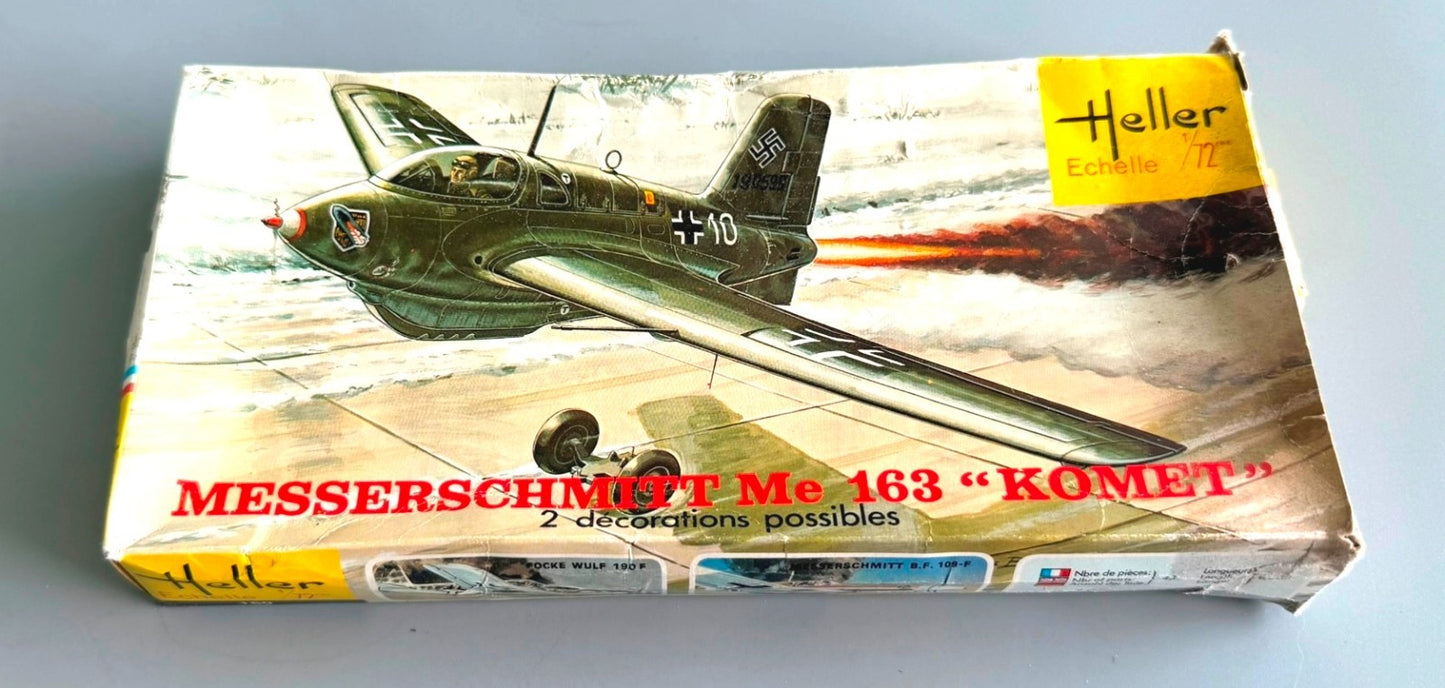 Heller Messerschmitt Me 163 B Komet 1/72 Scale Aircraft Model Kit No 150