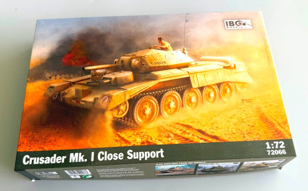 IBG MODELS. 72066. CRUSADER MK. I CLOSE SUPPORT. 1/72 SCALE.