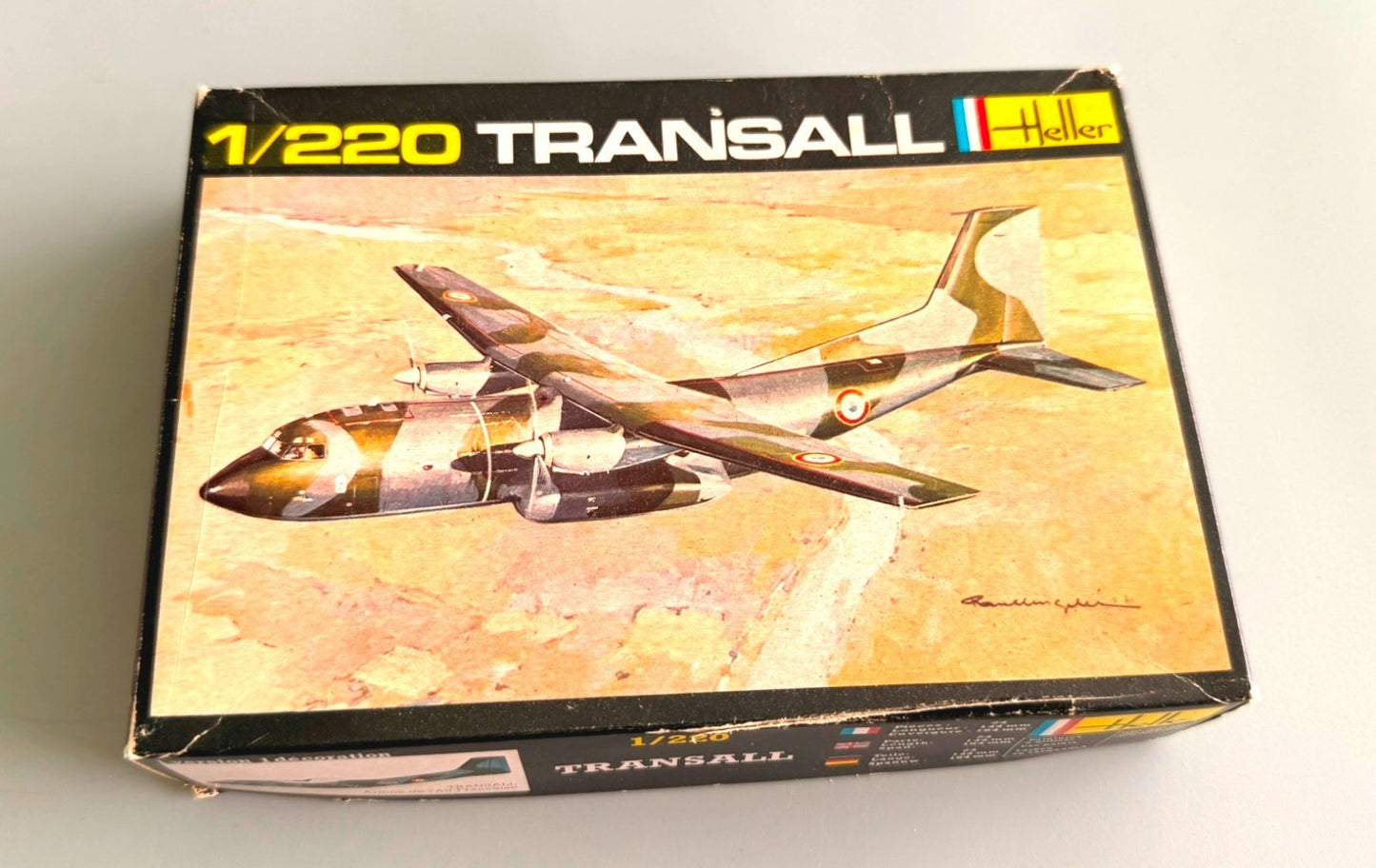HELLER 038 C-160 Transall 1/220 Military Transport Aircraft Model Kit