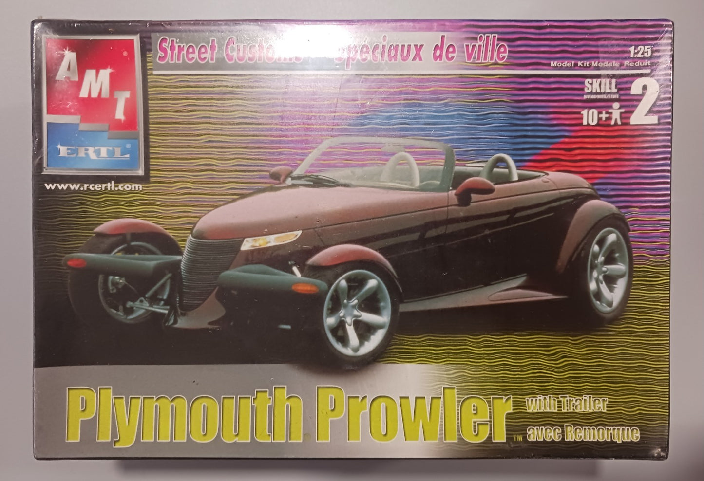 AMT Ertl Plymouth Prowler with Trailer Plastic Model Kit Factory Sealed