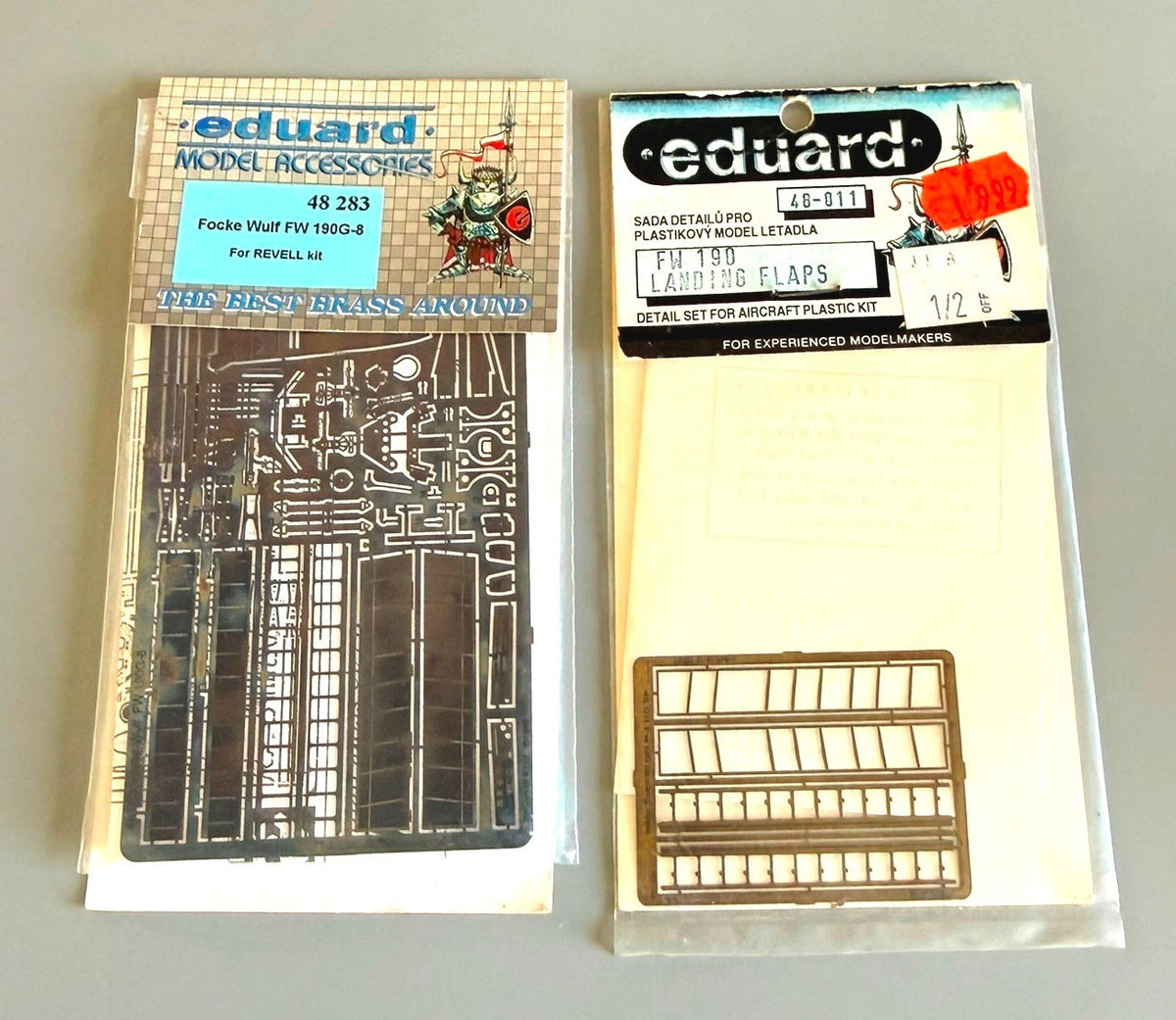 Eduard Focke Wulf FW 190G-8 #48283 & FW 190 Landing Flaps #48-011 Photo Etch