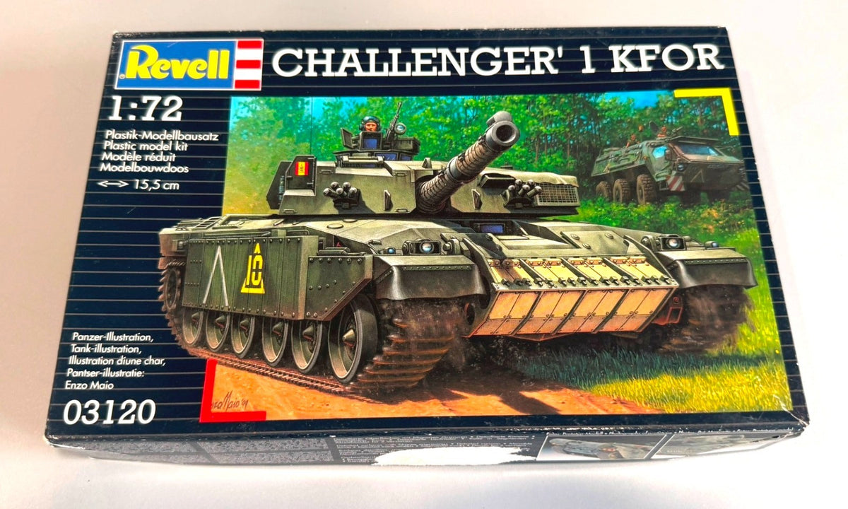 Revell Challenger 1 KFOR British Main Battle Tank 1/72 Model Kit 03120 Skill 3