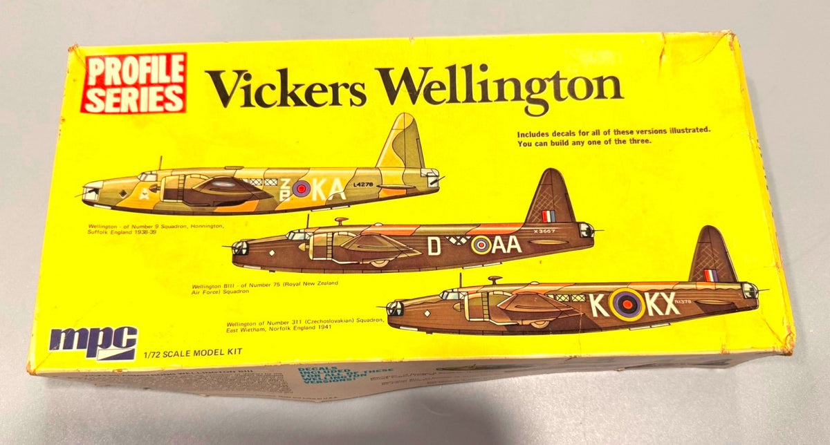 MPC Profile Series Vickers Wellington – Model Kit – No. 2-2009