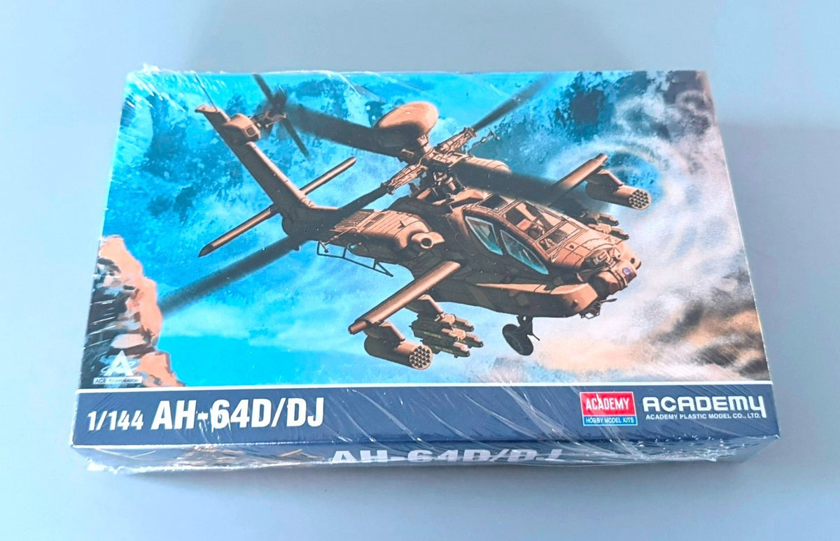 Academy AH-64D/DJ  Helicopter 1/144 Scale Model Kit #12625