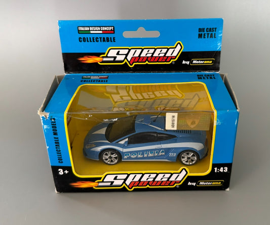 Motorama Lamborghini Gallardo Polizia 1:43 Diecast Police Car Speed Power