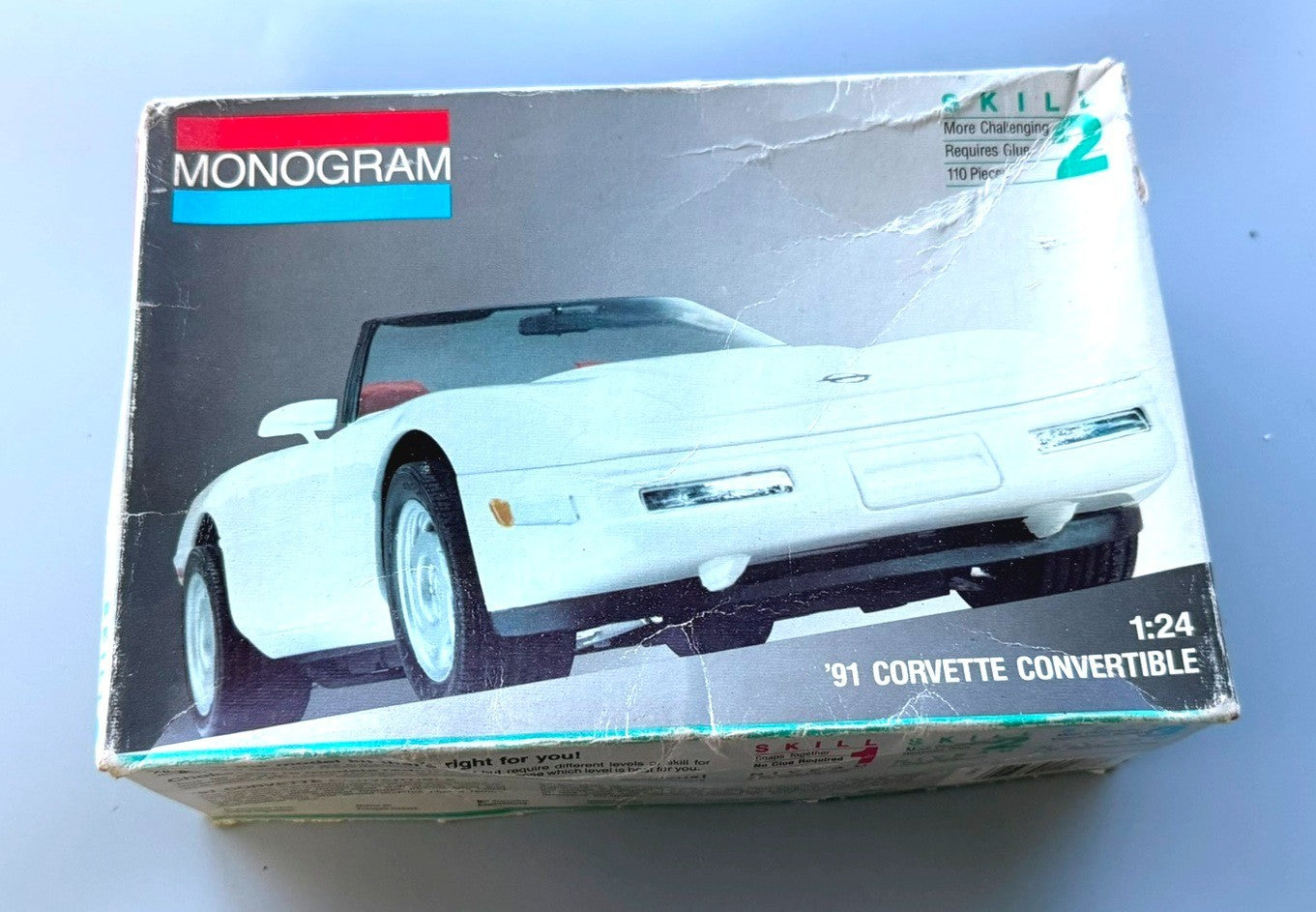 Monogram 2938 '91 Corvette Convertible 1/24 Scale Model Kit