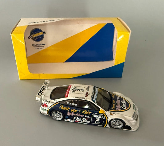 Paul's Model Art Minichamps Opel Calibra V6 "Bye Bye" K. Rosberg 1:43 Diecast