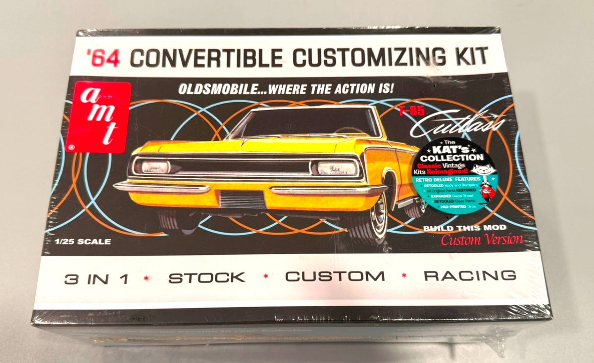 AMT 1/25 1964 Chevrolet Impala Convertible 3-in-1 Customizing Plastic Model Car