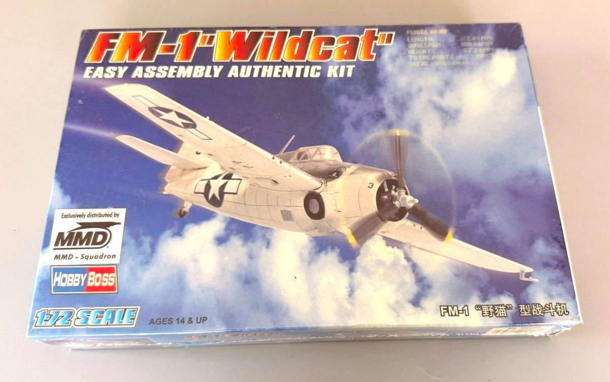 HobbyBoss FM-1 Wildcat Fighter 1/72 Easy Assembly Model Kit 80221 WWII