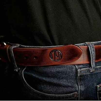 1791 Gunleather Heavy Duty Gun Belt for Men - 14 oz - Size 46