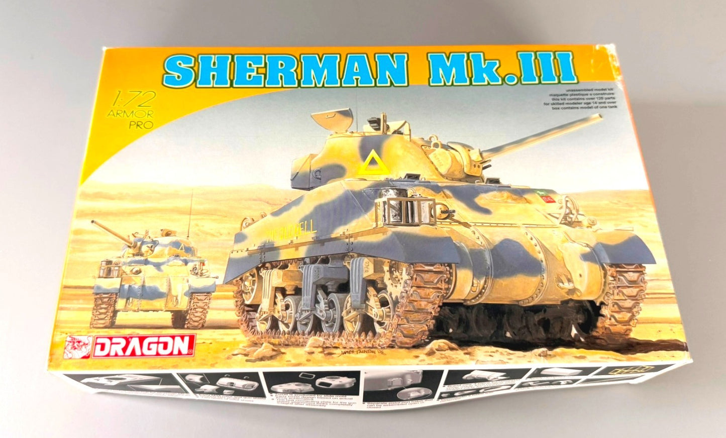 Dragon 7302 Sherman Mk.III 1/72 Scale Model Kit