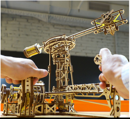 UGears Aviator Wooden 3D Puzzle, Model 70053