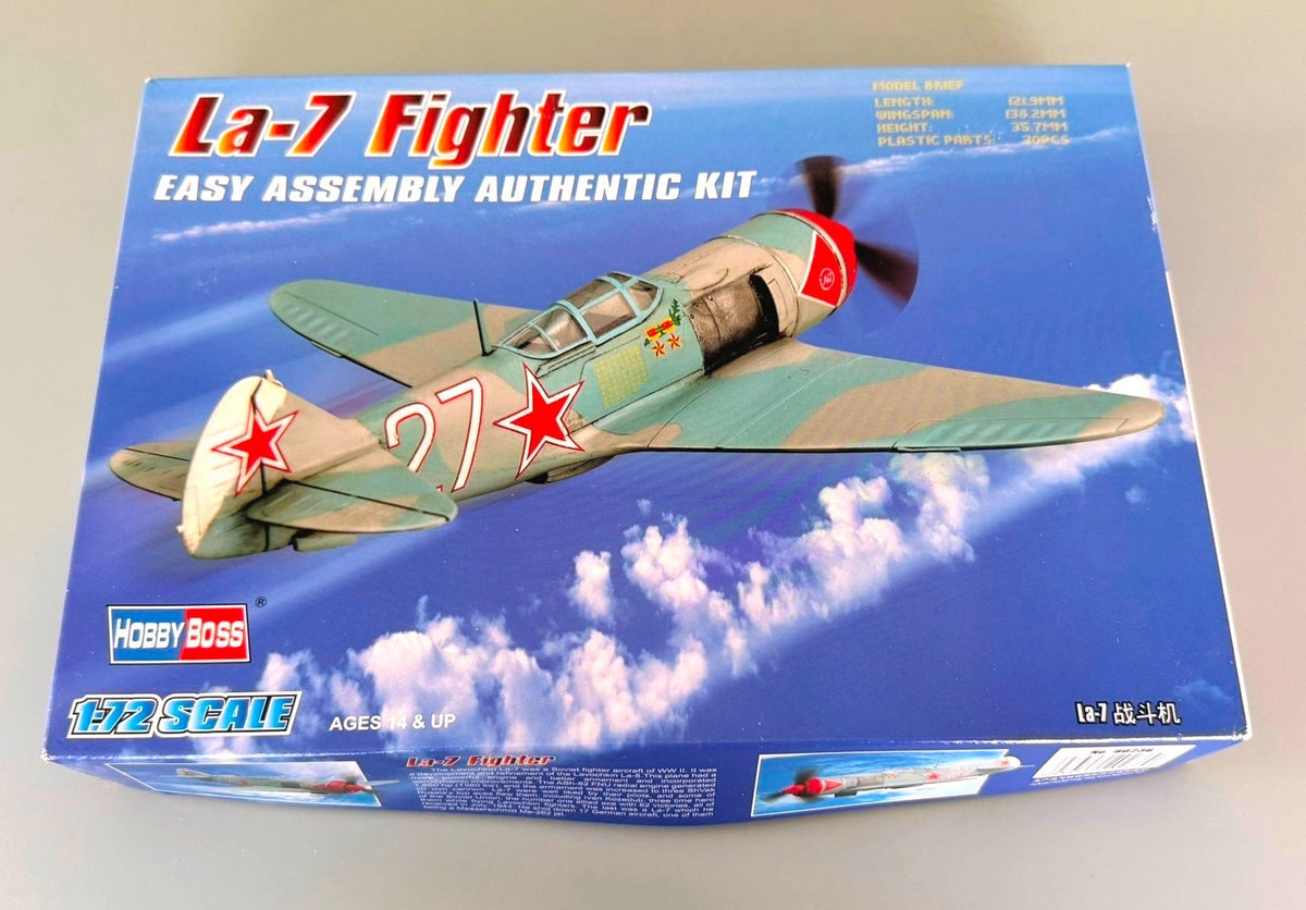 HobbyBoss Lavochkin La-7 Fighter 1/72 Easy Assembly Model Kit 80236
