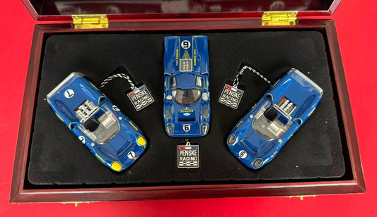 GMP. SUNOCO T-70 LOLA 3 CAR SET. #12401. 1/43 SCALE. LIMITED EDITION.