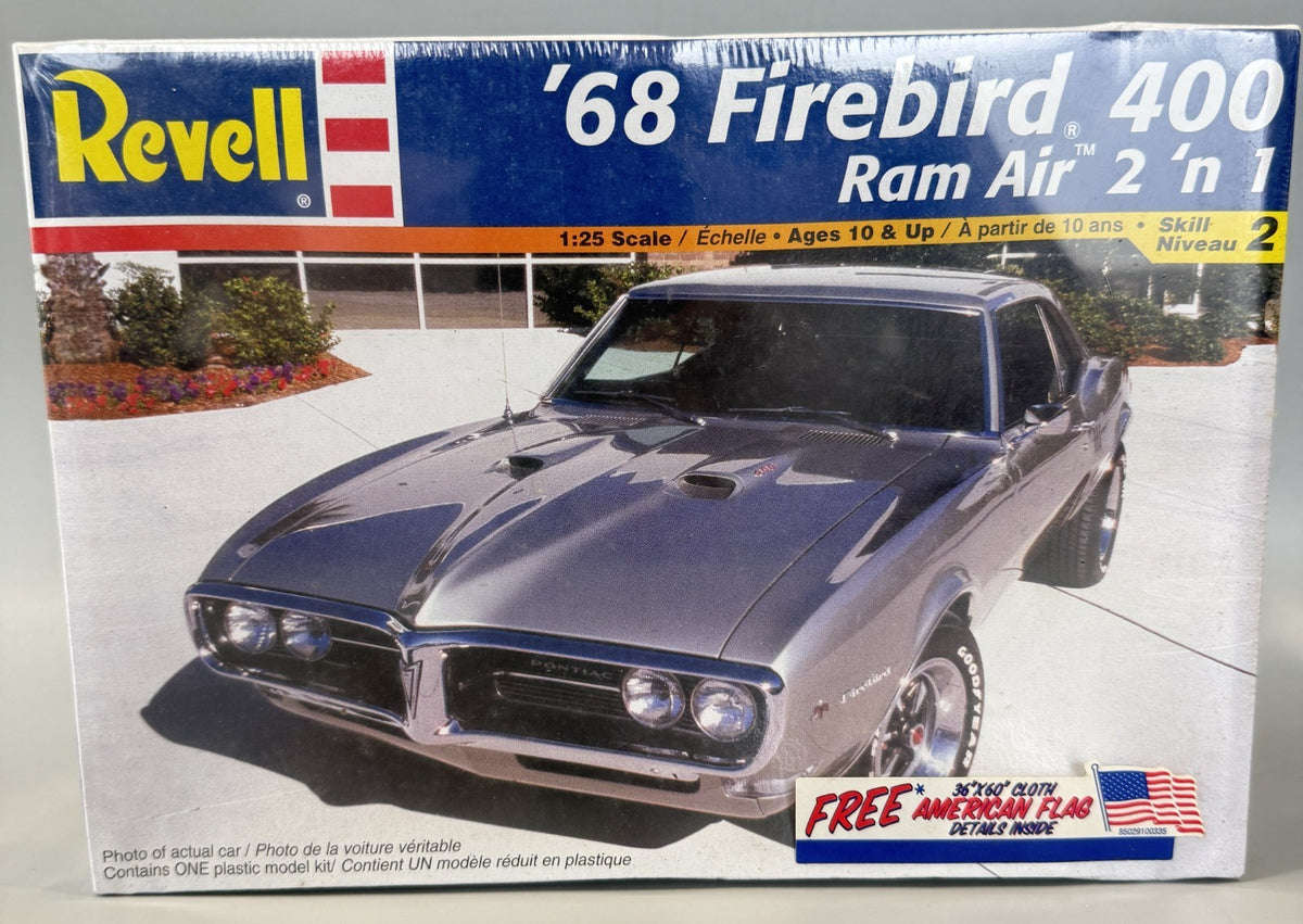 Revell 85-2342 1968 Pontiac Firebird 400 Ram Air 2-in-1 1:25 Model Kit Sealed