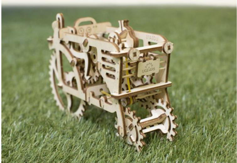 UGears Tractor Wooden 3D Puzzle, Model 70003