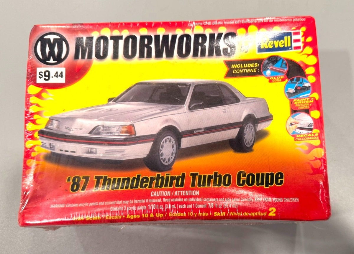 Revell Motorworks 1987 Ford Thunderbird Turbo Coupe 1/24 Scale Model Kit 85-1260
