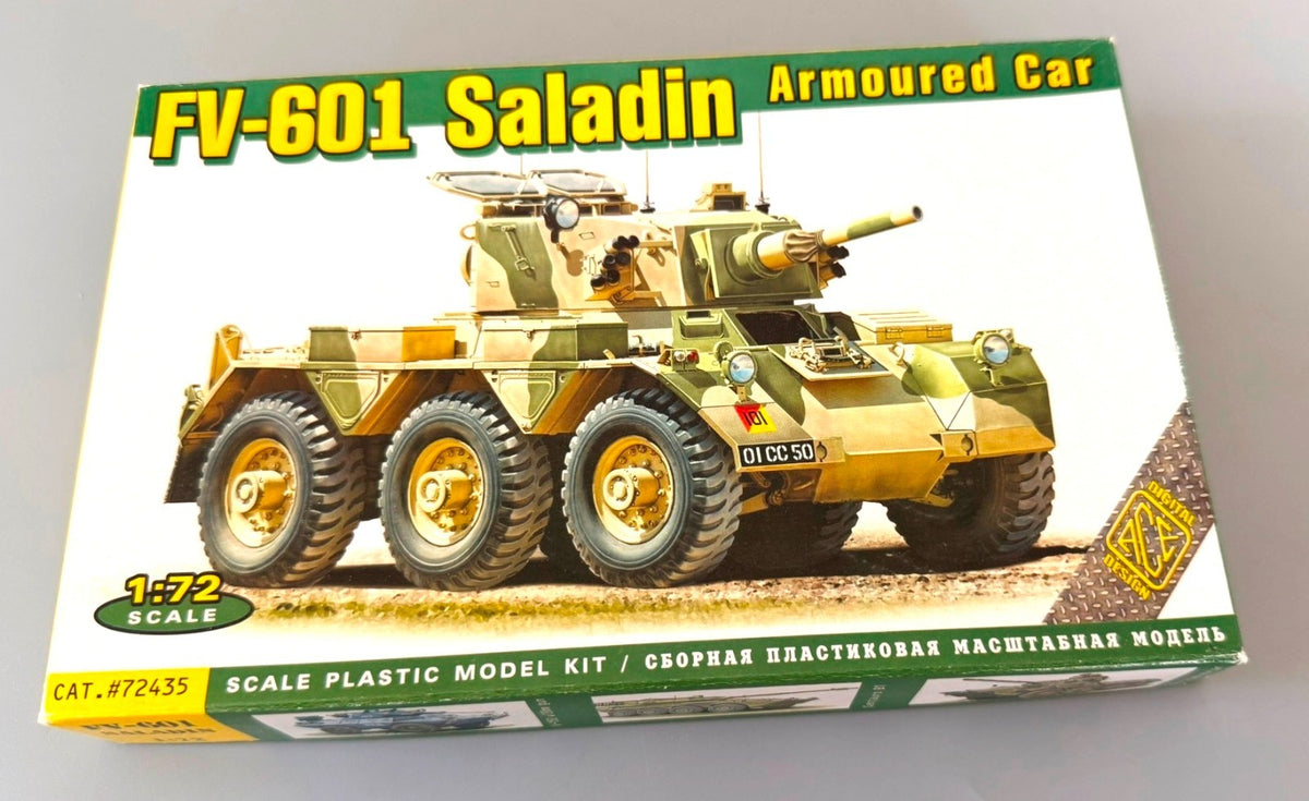 ACE FV-601 Saladin Armored Car 1/72 Scale Military Vehicle Model Kit 72435