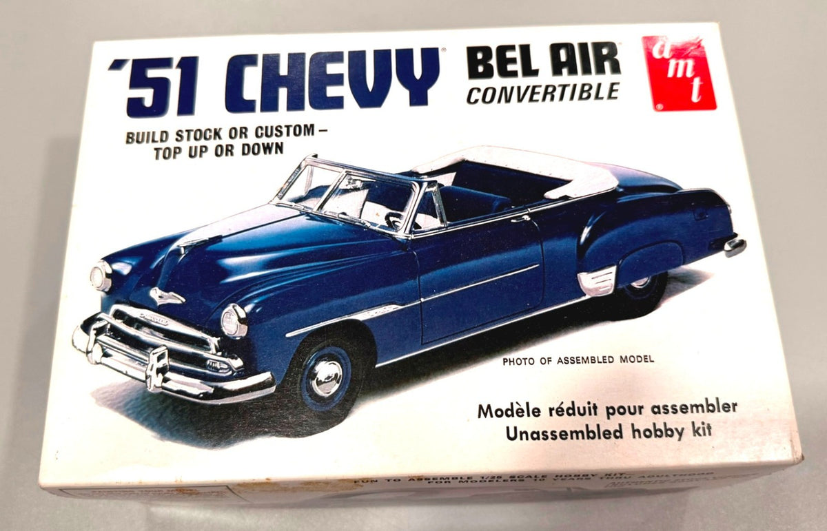 AMT 1951 Chevy Bel Air Convertible Model Kit #AMT-608