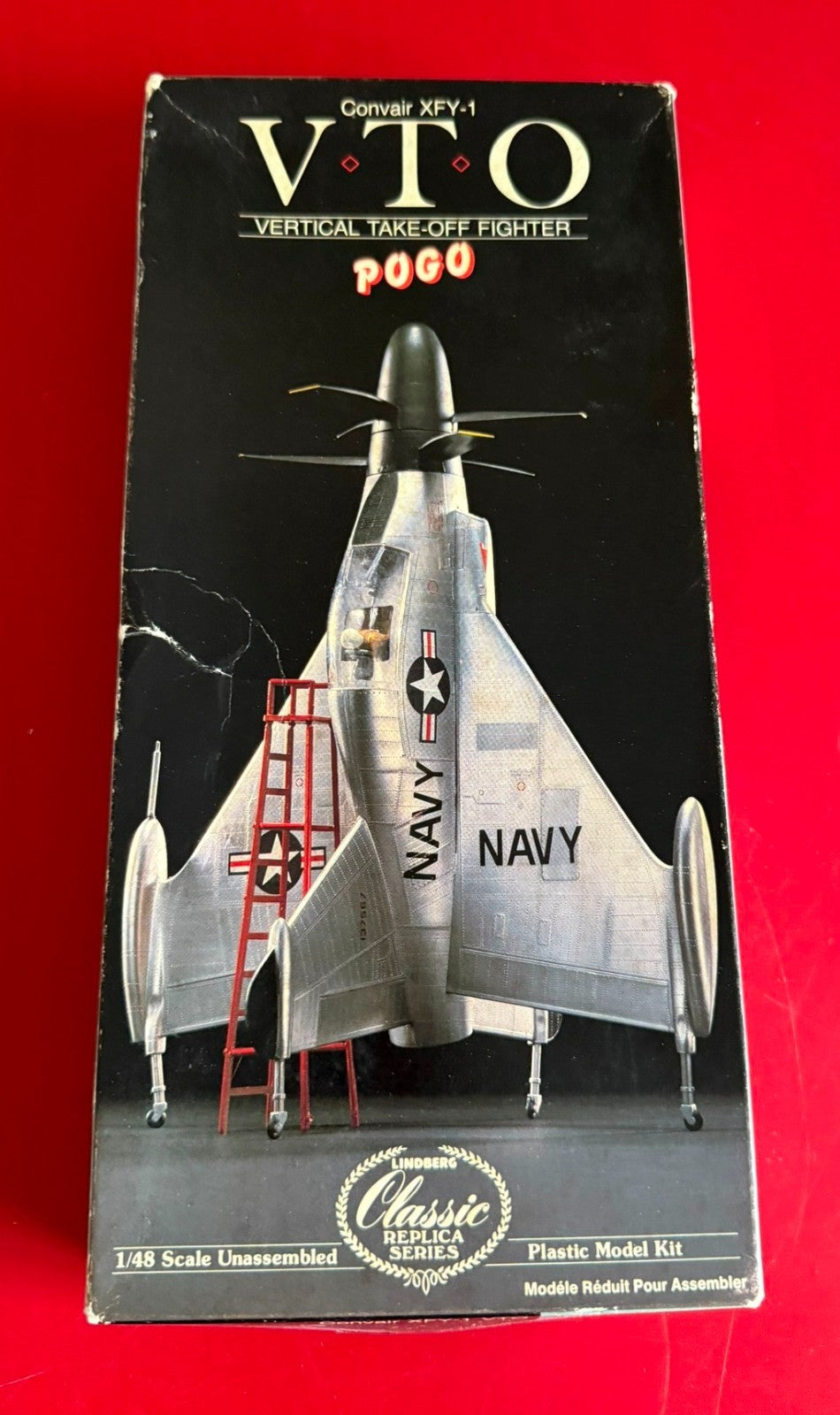 LINDBERG. CONVAIR XFY-1 V*T*O. 1/48 SCALE. No. 536
