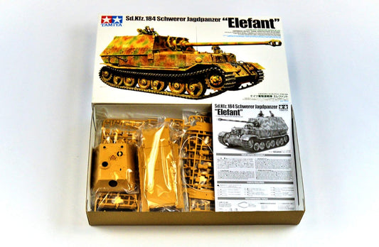 Tamiya German Heavy Tank Destroyer Elefant Plastic Model Kit 1:48 Scale