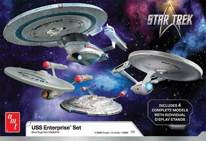 AMT Star Trek USS Enterprise 4-Piece Model Kit Set 1:2500 Scale