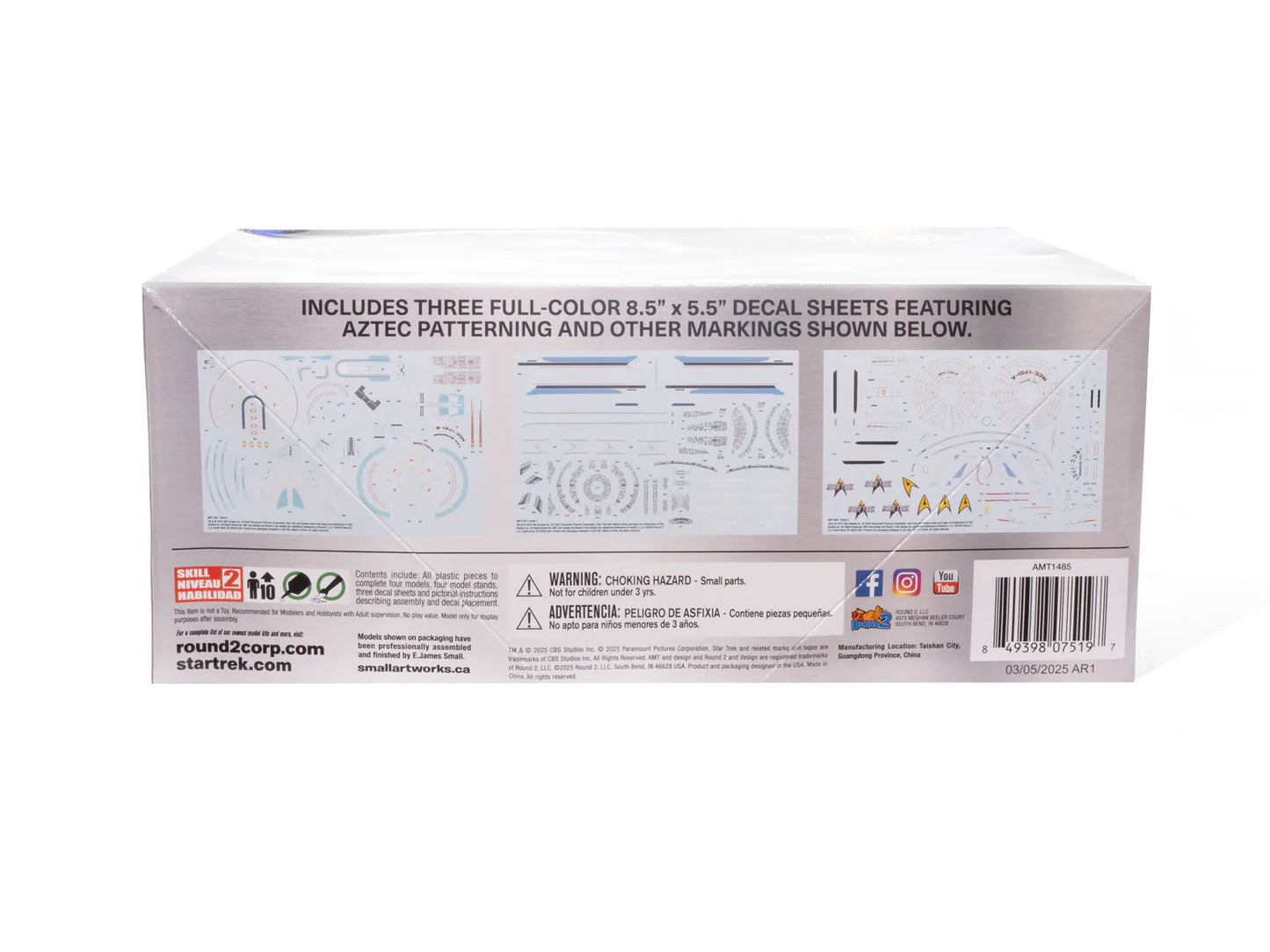 AMT Star Trek USS Enterprise 4-Piece Model Kit Set 1:2500 Scale