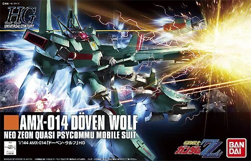 Bandai HGUC 173 AMX-014 Doven Wolf, 1:144 Scale