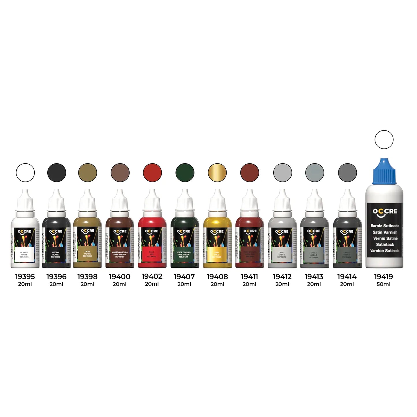 Occre Acrylic Paint Set for Prinz Eugen (12 Bottles)