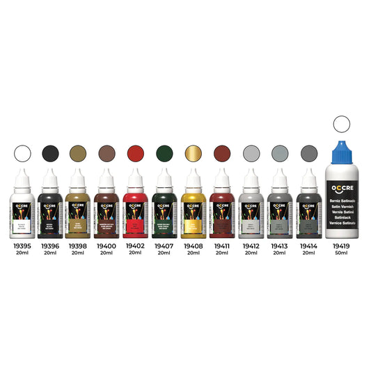 Occre Acrylic Paint Set for Prinz Eugen (12 Bottles)