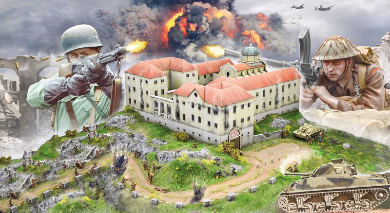 Italeri Montecassino 1944 Gustav Line Diorama Set 1:72 Scale