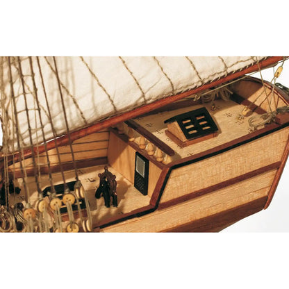 OcCre Albatros schooner model deck construction detail