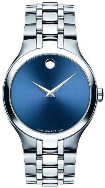 Movado 0606369 Collection Men's Wristwatch - Silver